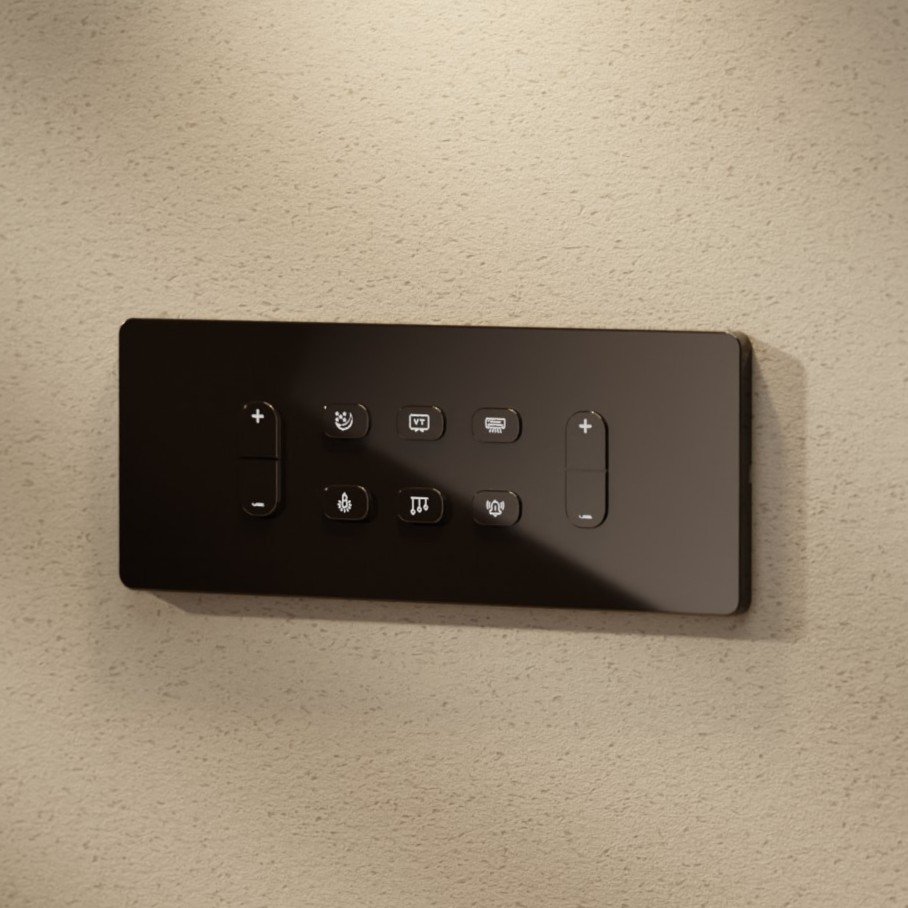 Glossy Series — Mirror-Polish Luminance switch panel